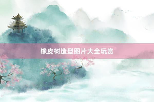 橡皮树造型图片大全玩赏